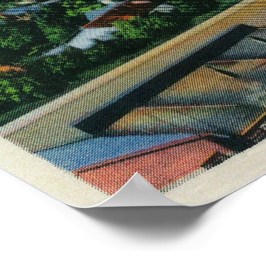 Alsea Bay Bridge in Waldport, Oregon Poster (Hoek)