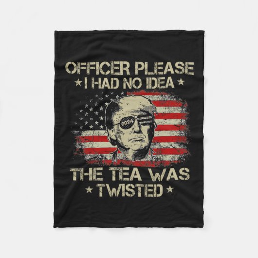 Alsjeblieft, ik had geen idee dat de thee de Ameri Fleece Deken (Voorkant)