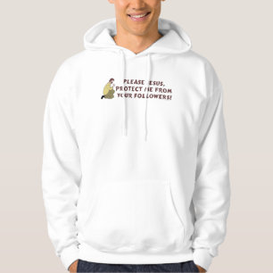 Alsjeblieft Jesus Christelijk Humor Hoodie