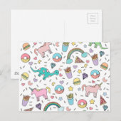 alsjeblieft met springen bovenaan briefkaart (Voorkant / Achterkant)