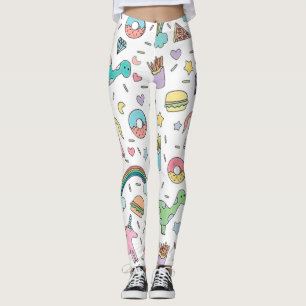 alsjeblieft met springen bovenaan leggings