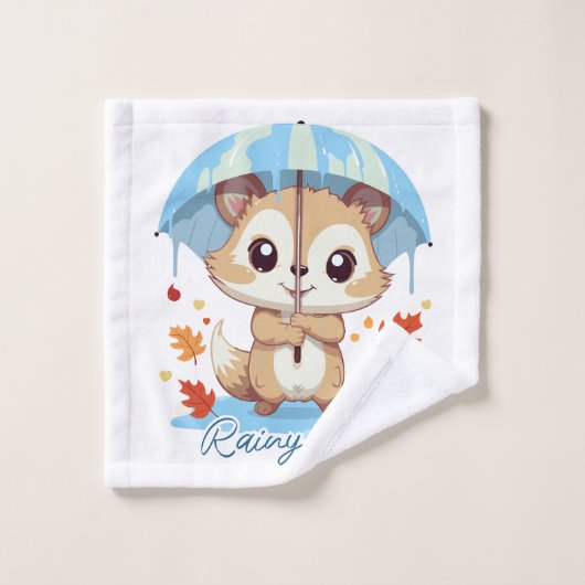 Also Rainy days Washandje (Wasdoekje)