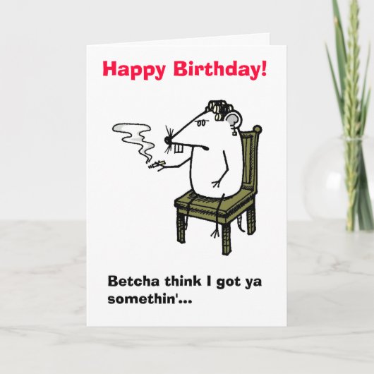 Alsof het me iets kan schelen kaart (Voorkant)