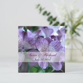 Alstroemeria Lily Faire-part de mariage (Debout devant)