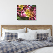 Alstroemeria Pérou Lily fleur toile Imprimer (Insitu(Chambre))
