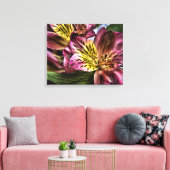 Alstroemeria Pérou Lily fleur toile Imprimer (Insitu(Salon))