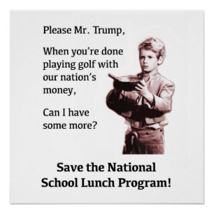 Alstublieft meneer Trump, mag ik nog wat? Perfect Poster