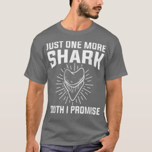 Alstublieft nog één haaientand Biologie Fossiel T-shirt