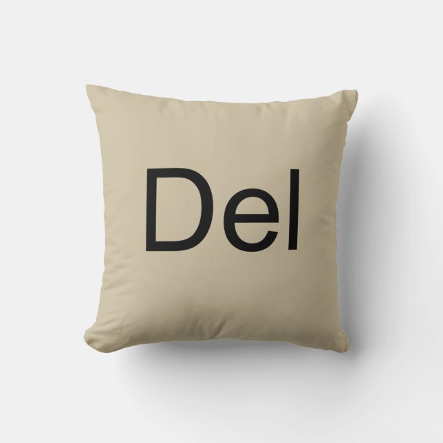 Alt Control verwijderen (Ctrl Alt Del) Pillow Kussen (Voorkant)
