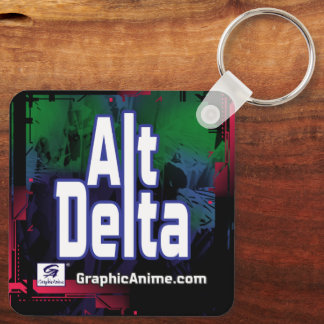 Alt-delta: Shiki met zwaard Sleutelhanger