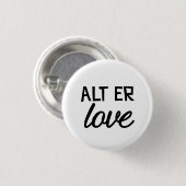 Alt er liefde ronde button 3,2 cm (Voorkant /achterkant)