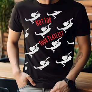 Alt Festival Streetwear Niet Jouw Afspeellijst T-shirt