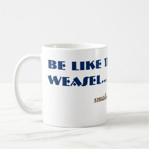 Alt Funny Hungry Weasel Woodland Animal Koffiemok