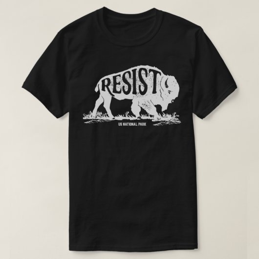 ALT US National Park Service verzet tegen Beer Vin T-shirt (Design voorkant)