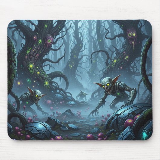 Alt Vibe Sci-Fi Goblins Gaming Mat Muismat (Voorkant)