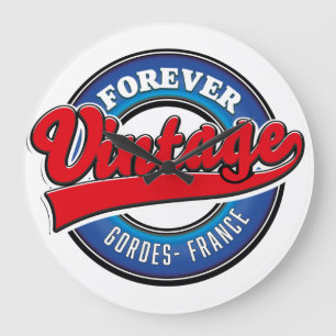 alt-vintage Gordes Frankrijk logo Poster Grote Klok