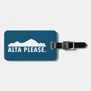 Alta Alsjeblieft Bagagelabel