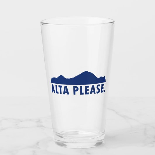 Alta Alsjeblieft Glas (Voorkant)