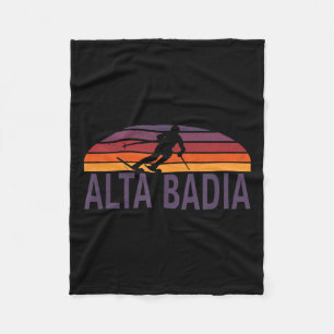 Alta Badia Dolomieten Italië Skigebied Snowboarden Fleece Deken