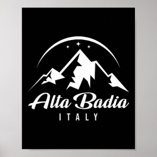 Alta Badia Italië Ski Resort Skiën Snowboarden So Poster