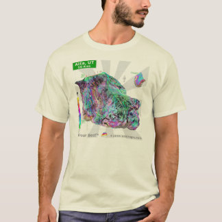 Alta Ski Area 3dSkiMaps T-Shirt