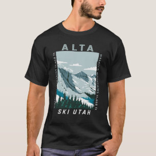 Alta Ski Area Winter Utah  T-shirt