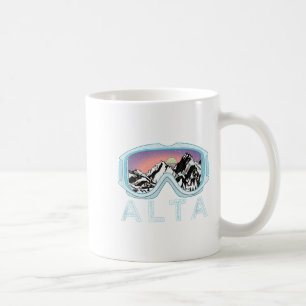 Alta Ski Design _ Alta, Ut Skien Sneeuw Cadeau  Koffiemok