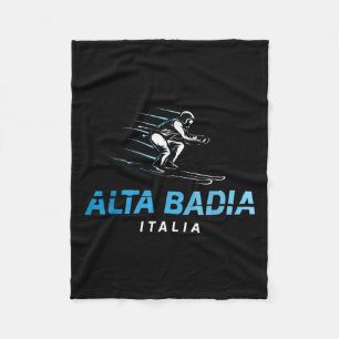 Alta Ski - Ouderwetse Alta Skivakantie  Fleece Deken