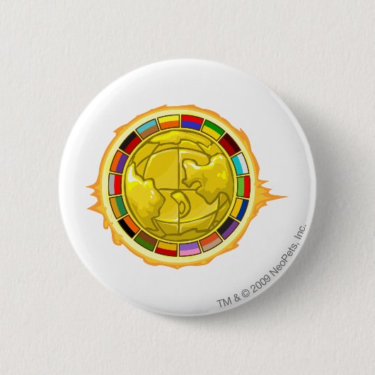 Altador Cup 2010 Logo Ronde Button 5,7 Cm (Voorkant)
