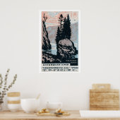Altai Region - Matchbox Print - Aesthetic Wall Art (Keuken)