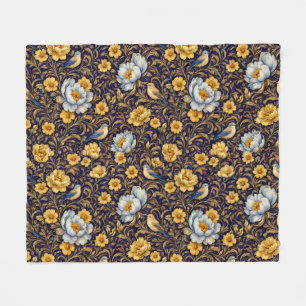 Altami Vintage Bloem Vogels Deken – Elegante Luxe