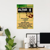 Altar (2008) Affiche théâtrale (Bureau à domicile)
