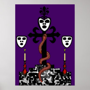 Altar Afbeelding voor Baron Samedi en de Guede Poster