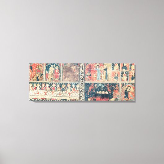 Altar frontal of St. Michael Canvas Afdruk (Voorkant)