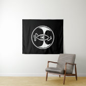 Altar Hanging Tapestry - Red Dragon Wandkleed (In Situ (horizontaal))