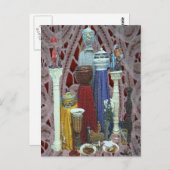 ALTAR IFA YORUBA BRIEFKAART (Voorkant / Achterkant)