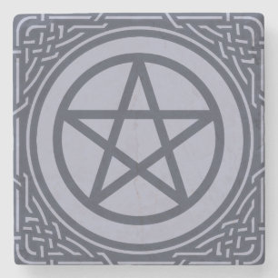 Altar Pentacle - Zee Stenen Onderzetter