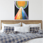 Altarpart, Group X, No.1 van Hilma af Klint Canvas Afdruk (Insitu (Slaapkamer))