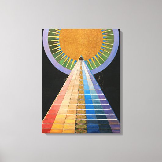 Altarpart, Group X, No.1 van Hilma af Klint Canvas Afdruk (Voorkant)