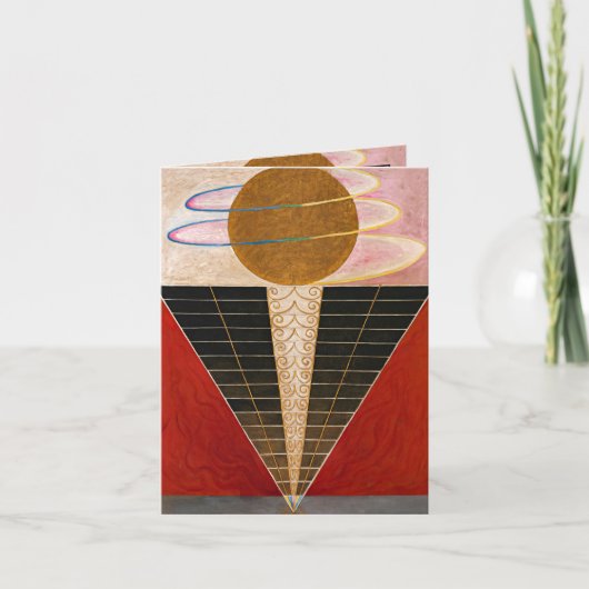 Altarpart, Group X, No.2 van Hilma af Klint Bedankkaart (Voorkant)