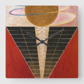 Altarpart, Group X, No.2 van Hilma af Klint Vierkante Klok (Voorkant)