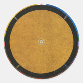 Altarpart, Group X, No.3 van Hilma af Klint Ronde Sticker (Voorkant)