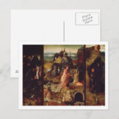 Altarstuk van de Hermits (olie op het paneel) Briefkaart (Voorkant / Achterkant)