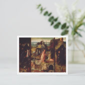 Altarstuk van de Hermits (olie op het paneel) Briefkaart (Staand voorkant)
