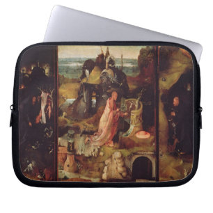 Altarstuk van de Hermits (olie op het paneel) Laptop Sleeve