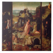 Altarstuk van de Hermits (olie op het paneel) Tegeltje (Voorkant)