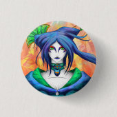 AltDelta: Blue Geisha Button (Voorkant)