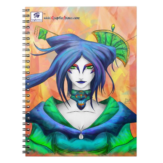 AltDelta : Carnet Blue Geisha (Devant)