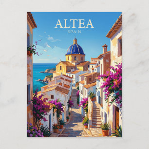 Altea Spanje Briefkaart