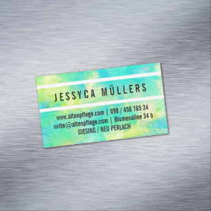 Altenpflege Magnetische Visitenkarte Magnetisch Visitekaartje